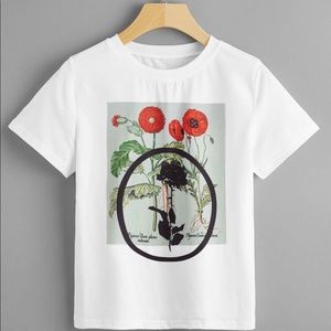 Gorgeous Floral White Tee